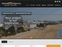 Tablet Screenshot of immobilieralgarve-portugal.com